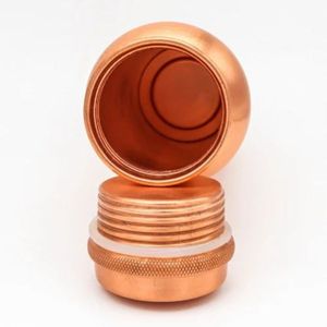 Pure <b>Copper</b> Water <b>Bottle</b> Shine Finished Screw Lid Direct <b>Drinking</b> Portable <b>Copper</b> <b>Drinking</b> <b>Bottle</b> for Office - Indian Home Craft - Product Image 4