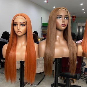 100% Peluca de cabello humano hueso pelo liso Super doble dibujado personalizar Color crudo extensiones de cabello virgen de proveedor mayorista - Product Image 2