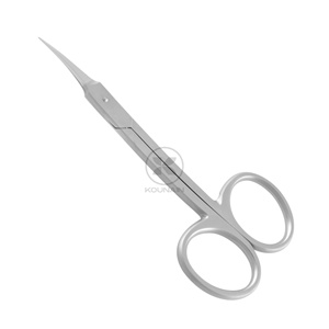 KOUNAIN-Ciseaux à cuticules courbés en acier inoxydable 3.5 J2, outil de beauté pour le soin des ongles du visage, 420 pouces - Product Image 3