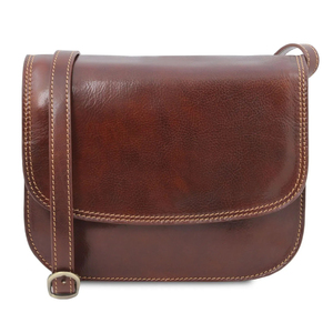 Women's <b>Small</b> Size Genuine <b>Leather</b> AZORES SPORTS Messenger <b>Bag</b> Zipper Closure Durable Fashion Design Outdoor Use Customizable - Product Image 6
