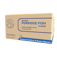 Vietnamese Instant Fish Rice Porridge Bowl 120g Ready to Eat OEM Private Label 12 Months Shelf Life