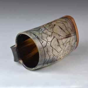 Natural Horn Coffee <b>Mug</b> Buffalo Horn Glasses | Handmade Eco-Friendly <b>Large</b> Capacity Reusable Portable Christmas Design for Home - Product Image 5
