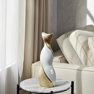 Jarrón de Metal Moderno para Decoración de Hogar de Lujo, Elegante Florero para Sala de Estar, Oficina y Hotel - Product Image 2