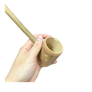 Natural Bamboo Wine Scoop Eco Friendly Beverage Scoop for Bar Serving and Wholesale Supply - Product Image 1