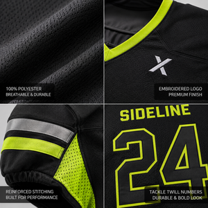 Tenues de football américain personnalisées X Sports City, équipement de bord de terrain, ensemble personnalisé, vêtements de sport performants à séchage rapide pour tous les âges - Product Image 5
