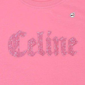 Camisetas de Manga Corta Color Rosa con Estampado Brillante, Cuello Redondo, Corte Regular, Estilo Casual, Camisetas de Tela Tejida para Mujer con Logotipo Personalizado - Product Image 6
