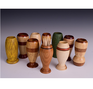 Dispensador de Palillos de Madera con Diseño de Hongo, Contenedor para Palillos, Caja para Palillos para el Hogar y la Cocina, con Palillos Incluidos - Product Image 1