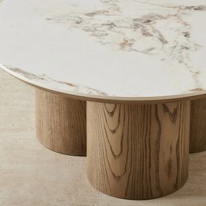 Mesa de Centro Hecha a Mano, Mesa de Centro de Madera Natural, Decoración Rústica para el Hogar, Muebles para Sala de Estar - Product Image 4