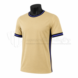 Camiseta de Fútbol Personalizada Unisex, de Secado Rápido, Transpirable, con Letras Impresas, Uniforme de Medio Equipo para Verano, Camiseta Deportiva de Entrenamiento, OEM ODM - Product Image 5