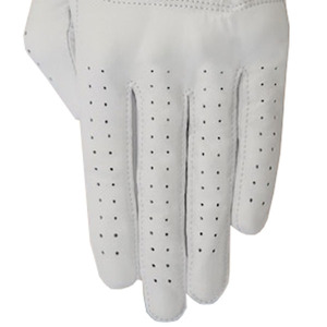 Gants de golf pour hommes en cuir Cabretta blanc de haute qualité et durables, fermeture auto-agrippante, prise en main douce, en cuir Cabretta pour hommes - Product Image 4