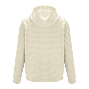 Waffle <b>Hoodies</b> <b>Lightweight</b> <b>Hoodie</b> Warm Feel Comfortable Fit For Daily Wear Waffle <b>Hoodies</b> - Product Image 4