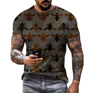 เสื้อยืดคุณภาพสูง 100% ผ้าฝ้าย ซับลิเมชั่นลายพิมพ์แบบ Acid Wash ทรงโอเวอร์ไซส์ สำหรับผู้ชาย เสื้อยืดเปล่าแบบกำหนดเองได้ ซับลิเมชั่นลายพิมพ์แบบ Acid Wash สีสโตน - Product Image 4