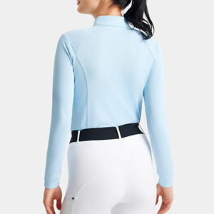 High Performance Equestrian Base Layer For Women Quick Drying Horse Riding Tops Long Sleeve Compression Horse Riding Gear - Product Image 2