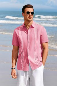 Chemise moderne pour homme à col brodé avec motifs uniques, style contemporain, tenue de bureau, mode de soirée, coupe confortable, qualité supérieure - Product Image 2