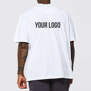 T-shirt imprimé surdimensionné en coton de qualité supérieure OEM pour homme, avec logo personnalisé, taille plus, tricoté, été, Bangladesh - Product Image 1