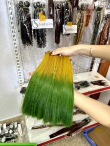 Vente en gros de mèches de cheveux humains vietnamiens bruts de qualité 12A, SDD 200g, Lace Front, Body Wave, Bone Straight - Product Image 2