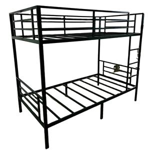 Heavy Duty Metal Adjustable <b>Double</b> Decker <b>Bunk</b> Bed Iron Frame Modern Design for Home Hostel Dormitory School Hotel Use Bedroom - Product Image 1