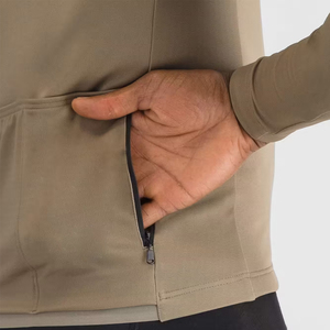 Maillot de cyclisme unisexe à manches longues, personnalisable avec nom et logo, sublimation, 100% polyester, extensible et à séchage rapide - Product Image 5