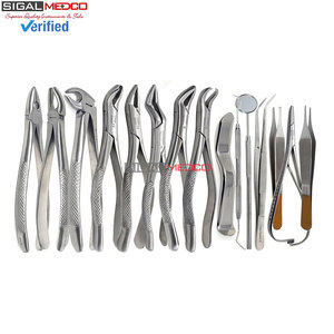 ชุดเครื่องมือถอนฟันแบบมืออาชีพ ทำจากสแตนเลส สำหรับการผ่าตัดถอนฟัน - Product Image 3