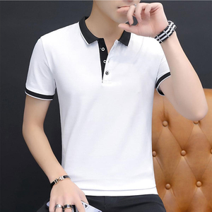 Polo de Algodón Piqué para Hombre, Manga Corta, Color Sólido, Transpirable, Diseño Casual, Estampado Frontal, Servicio OEM - Product Image 3