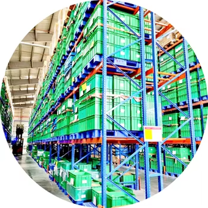 Adjustable Heavy Duty Selective Pallet <b>Rack</b> with Corrosion Protection <b>Metal</b> Construction for Warehouse Storage - Product Image 1