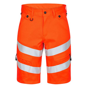 Best Quality Construction Cargo Multi Pocket Shorts Reflective Tape High Visibility Safety 100% Cotton Security <b>Working</b> Shorts - Product Image 1