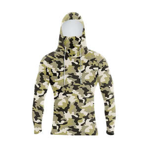 Camisa de Pesca con Capucha de Manga Larga UPF 50+ Personalizada para Unisex, Protección UV, Secado Rápido, Transpirable, 100% Poliéster, Diseño de Camuflaje - Product Image 2