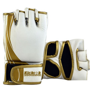 Guantes de MMA de Cuero Cómodos con Tela Transpirable, Cierre de Gancho y Bucle para un Ajuste Seguro en Sesiones Largas de Entrenamiento y Sparring - Product Image 1