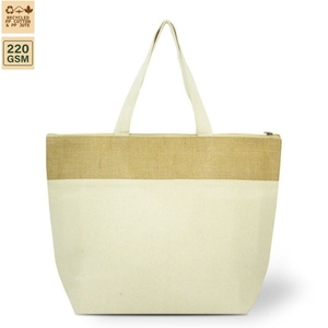 กระเป๋าผ้าแคนวาสและผ้าปอกระเจาสำหรับชายหาด ขนาด 45x35x14 ซม. 70 ซม. หูหิ้วเชือกเกลียว พิมพ์ลาย 3 สีด้านเดียว รับทำโลโก้ตามสั่ง ขายส่ง ผู้ผลิต OEM - Product Image 2