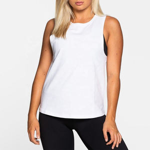 Camiseta sin Mangas Personalizada 100% Poliéster para Mujer, Ropa Deportiva para Gimnasio, Transpirable, de Secado Rápido, Fabricante OEM ODM de Marca Privada - Product Image 1