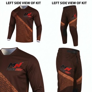 Ensemble maillot et pantalon de motocross pour adulte, dernier design, confortable/respirant, 100% polyester, en vente. - Product Image 3
