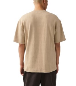 Black Custom Men's T-Shirts <b>Short</b> <b>Sleeve</b> O-Neck 100% Cotton Worsted Fabric Front Logo Formal Style Loose Fit Anti-Pilling - Product Image 3
