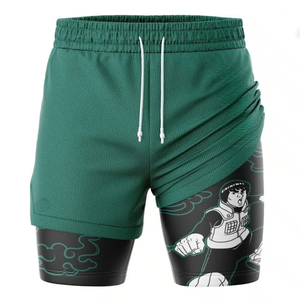 Activewear Men 2 in 1 Fitness <b>Shorts</b> <b>with</b> <b>Phone</b> <b>Pocket</b> Compression Liner Gym <b>Shorts</b> Bulk Custom Manufacturer - Product Image 4