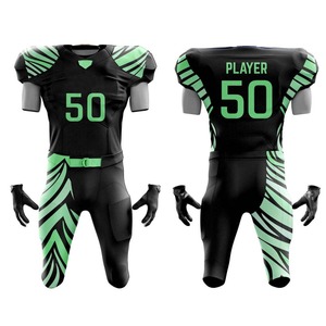 Ensemble Maillot et Pantalon de Football Américain Personnalisé en Twill de Qualité Supérieure, Impression Numérique, Polyester, Séchage Rapide, pour Adultes - Product Image 4