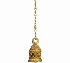 Ensemble de clochettes décoratives suspendues en métal, clochettes de style carillon traditionnel pour l'entrée de la maison, le temple, la décoration intérieure et les cadeaux - Product Image 1