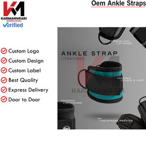 Correas ajustables para tobillos, par de correas para máquina de cable, ejercicios de glúteos, ejercicios de parte inferior del cuerpo, acolchado de neopreno, correas duraderas para piernas - Product Image 6