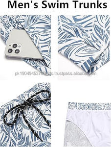 Pantalones Cortos para Hombre, Casuales, Clásicos, con Logotipo Frontal, Estilo Urbano, Transpirables, de Secado Rápido, 100% Algodón, Tela Oxford Ecológica, Resistentes al Viento - Product Image 5