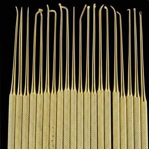 ชุดเครื่องมือผ่าตัดประสาท Rhoton Micro Dissecter รุ่นขยายขนาด ชุดทองคำเต็มรูปแบบ 20 ชิ้น ชุดผ่าตัดสมอง สแตนเลส สำหรับศัลยกรรมกระดูก - Product Image 3