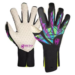 Gants de gardien de but au design personnalisé, en latex aqua, coupe Meduis, dos de la main en latex haute mousse, impression en silicone sur les doigts et les enveloppeurs de pouce - Product Image 1