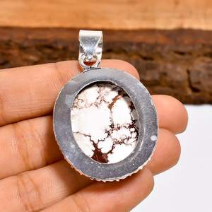 Colgante de Jaspe Magnesita con Caballo Salvaje, Plata de Ley 925, Gema con Patrón Único, Collar Hecho a Mano, Regalo - Product Image 2