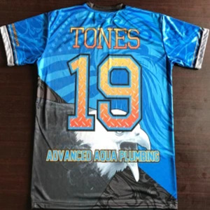 Maillot de basketball sublimé pour homme Regal Eagles, manches courtes, col rond, évacuation de l'humidité, coupe athlétique, polyester, vêtements de sport - Product Image 4