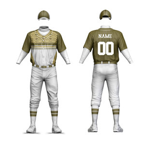 Hot Selling <b>Baseball</b> Uniform Custom Polyester Breathable OEM Wholesale Sportswear - Product Image 2