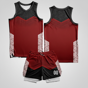 Maillot de basketball personnalisé d'été réversible sans manches en mesh, avec logo frontal, séchage rapide, grande taille, respirant - Product Image 5