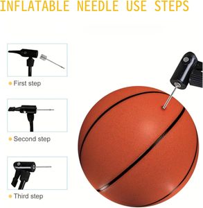 Aiguilles de pompe à ballons en acier inoxydable, conçues pour fonctionner parfaitement avec tous les ballons de sport gonflables - Product Image 6
