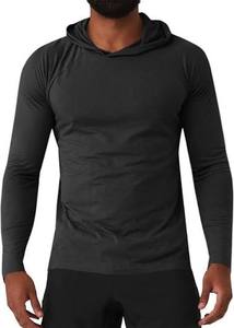 Sweat-shirt pour homme conçu pour évacuer l'humidité, avec broderie en forme de cœur, coupe classique, vêtements de sport athlétiques, haut de sport pour la salle de sport, l'entraînement et les exercices - Product Image 2