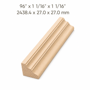 Moulures en bois massif, profilés en bois sur mesure, plinthes, moulures de plafond pour la décoration intérieure des murs et des plafonds, et la construction - Product Image 2