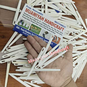 Premium Natural Small Buffalo Bone Crochet Needle Carved Tapered Tool for Yarn Weaving Knitting and Craft Projects at best price - Product Image 5