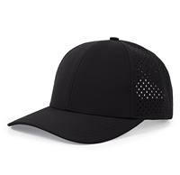 Casquette de golf imperméable pour hommes et femmes, 6 panneaux, coupe incurvée, respirante, ajustement réglable, visière découpée au laser, vente en gros, chapeaux personnalisés