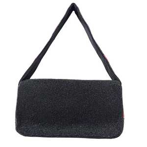 กระเป๋าถือลายสตรอเบอร์รี่ปักมือ รูปทรงสี่เหลี่ยมผืนผ้า ทำจากด้ายฝ้าย - Product Image 5
