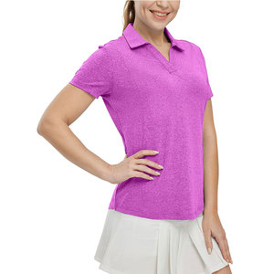 Lightweight Activewear <b>Women</b> Golf <b>Polo</b> <b>Shirts</b> Crafted With Breathable Fabric And Comfortable Fit For Daily Performance - Product Image 1